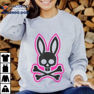 Scary Skull And Crossbones Bad Rabbit Horror Bunny Halloween Shirt