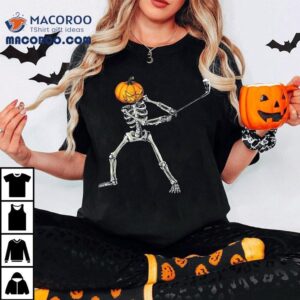 Skeleton Golf Halloween Pumpkin Golfing Golfer Shirt Skeleton Golf Halloween Pumpkin Golfing Golfer Shirt