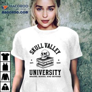 Skull Valley Est. 1889 University Brains, Bones, And Beyond Tank Top