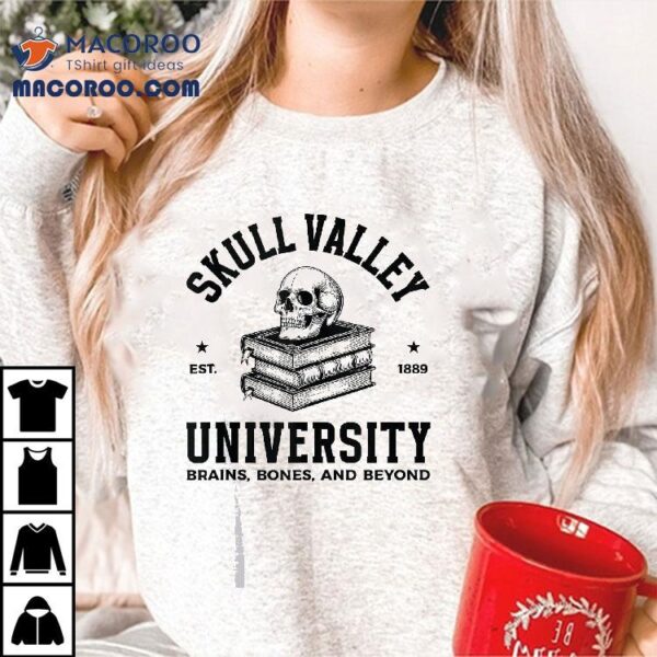 Skull Valley Est. 1889 University Brains, Bones, And Beyond Tank Top