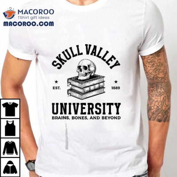 Skull Valley Est. 1889 University Brains, Bones, And Beyond Tank Top