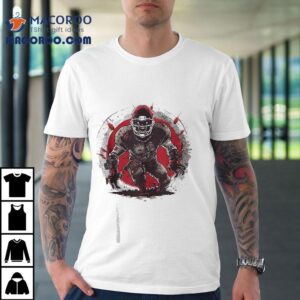 Skull Warrior Football Helmet Design Aggressive Sports Art Tank Top