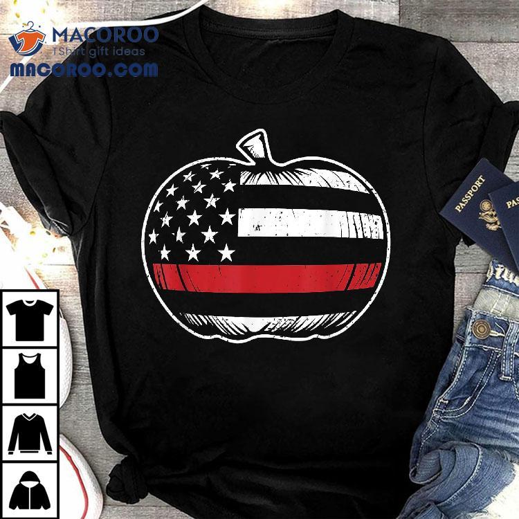 Thin Red Line Pumpkin Firefighter Halloween Shirt Thin Red Line Pumpkin Firefighter Halloween Shirt