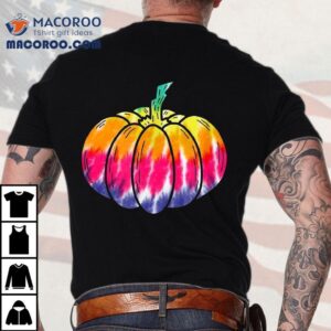 Tie Dye Pumpkin Fall Autumn And Halloween Shirt