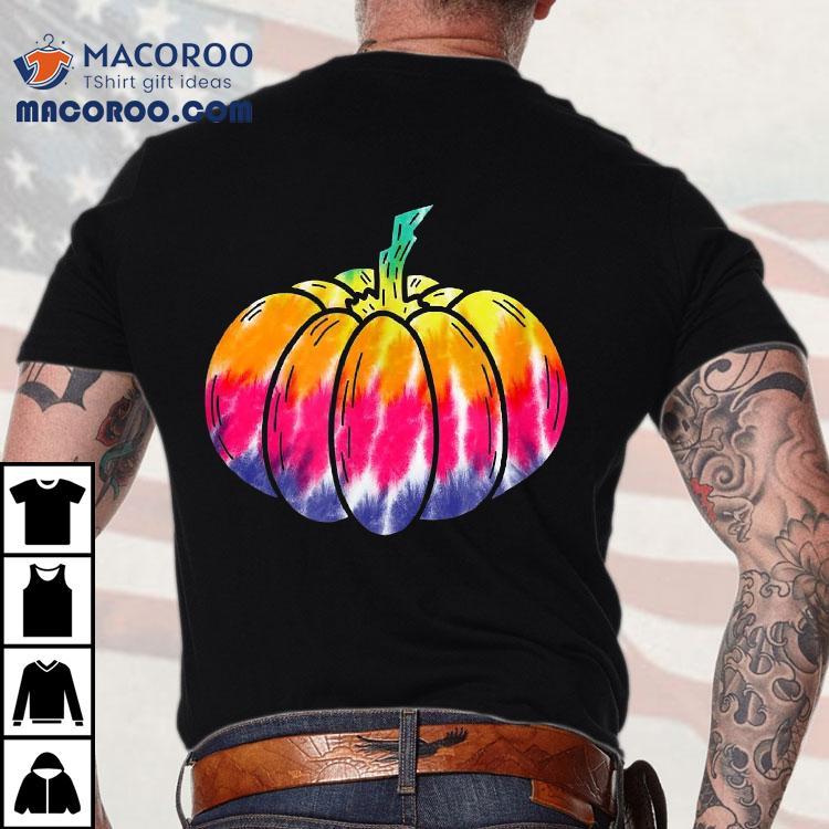 Tie Dye Pumpkin Fall Autumn And Halloween Shirt Tie Dye Pumpkin Fall Autumn And Halloween Shirt