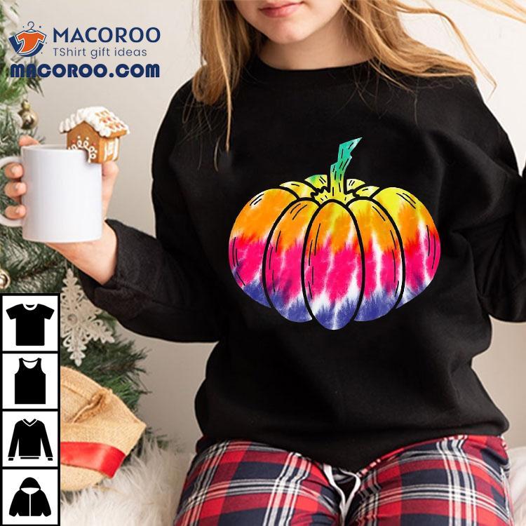 Tie Dye Pumpkin Fall Autumn And Halloween Shirt Tie Dye Pumpkin Fall Autumn And Halloween Shirt