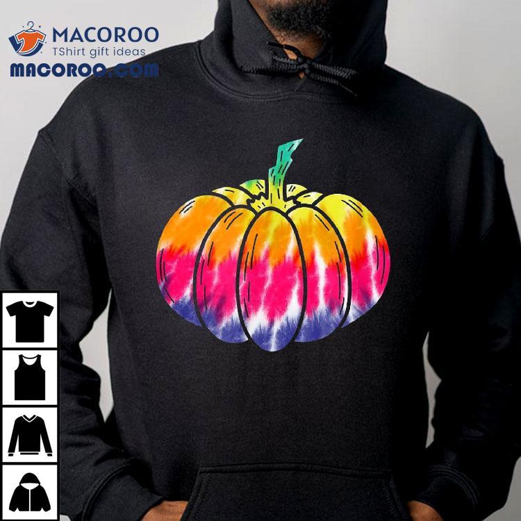 Tie Dye Pumpkin Fall Autumn And Halloween Shirt Tie Dye Pumpkin Fall Autumn And Halloween Shirt