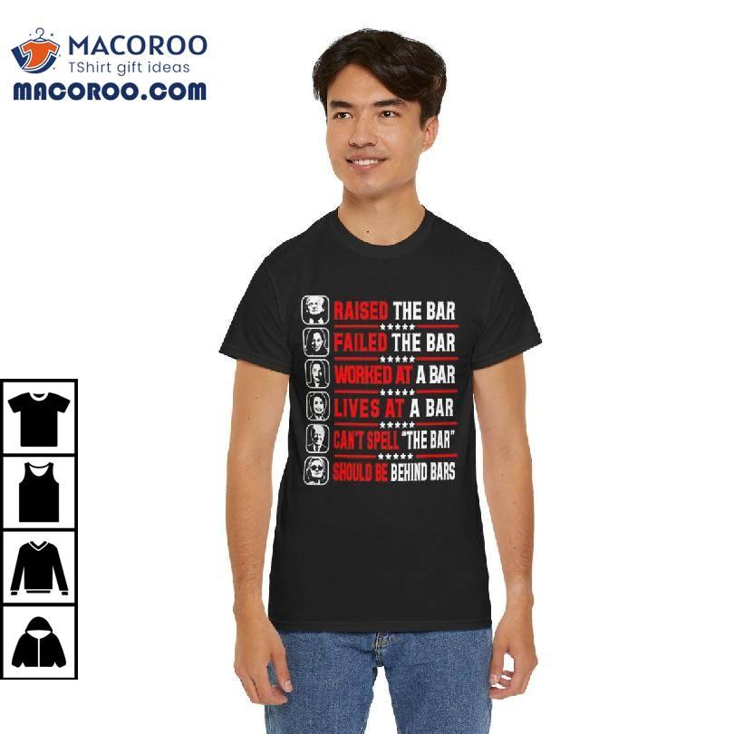 Trump 2024 Raise The Bar Shirt Trump 2024 Raise The Bar Shirt