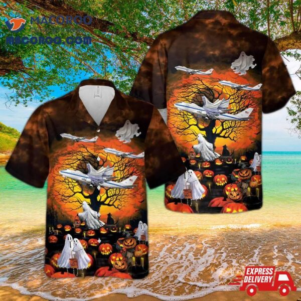 Usaf Nightwatch Doomsday Halloween Hawaiian Shirt