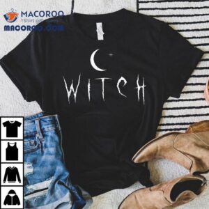 Witch Halloween Moon Wiccan Pagan Witchcraf Tshirt