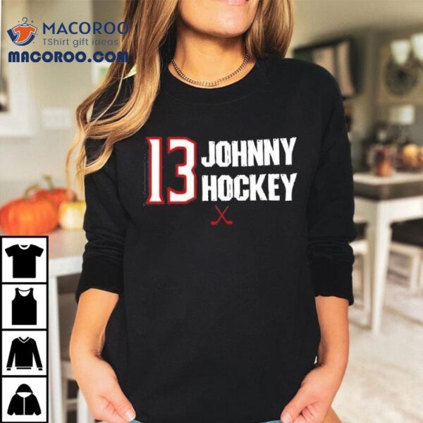 13 Johnny Hockey Cbj Artillery Shirt