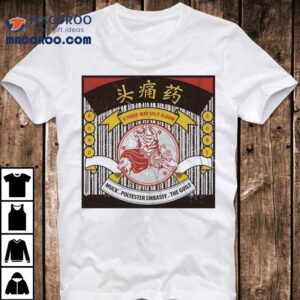 A Three Way Split Album Buck Polyester Embassy The Guil Tshirt