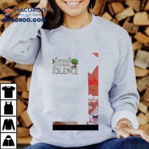 Adrianne Curry Consider Choosing Violence Shirt