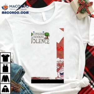 Adrianne Curry Consider Choosing Violence Tshirt
