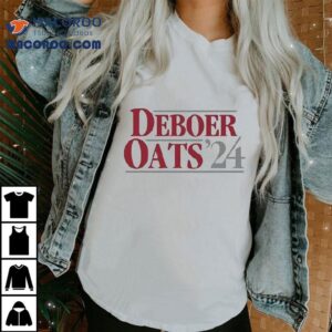 Alabama Crimson Tide Football Deboer Oats ’24 Shirt