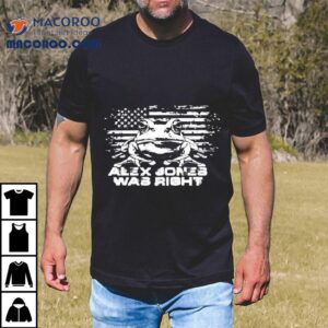 Alex Jones Was Right About Frogs Shirt
