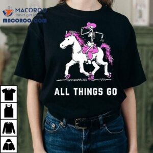 All Things Go Festival Skeleton Pony Nyc Shirt