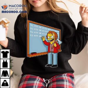 All Work And No Play Makes Jack A Dull Boy Style Of Bart Simpson Shirt