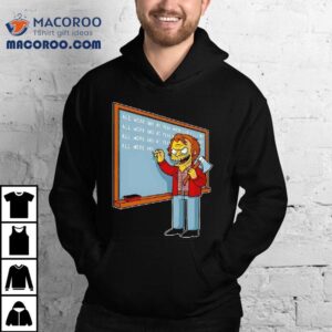 All Work And No Play Makes Jack A Dull Boy Style Of Bart Simpson Tshirt
