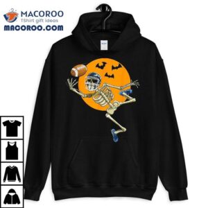 American Football Skeleton Halloween Boys Fan Shirt