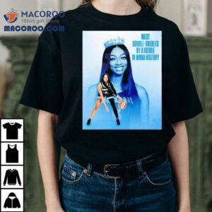Angel Reese Most Double-doubles By A Rookie In Wnba History Shirt