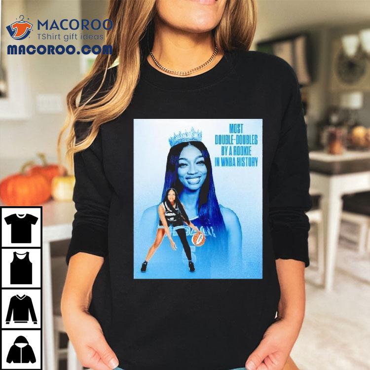Angel Reese Most Double-doubles By A Rookie In Wnba History Shirt Angel Reese Most Double-doubles By A Rookie In Wnba History Shirt