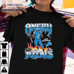 Angry Runs 2024 Detroit Lions David Montgomery Shirt