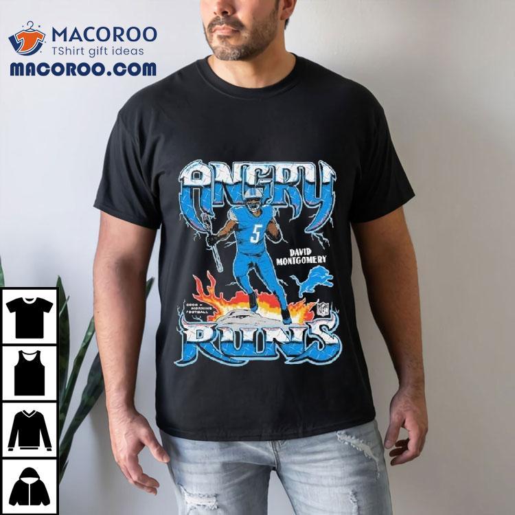 Angry Runs 2024 Detroit Lions David Montgomery Shirt Angry Runs 2024 Detroit Lions David Montgomery Shirt