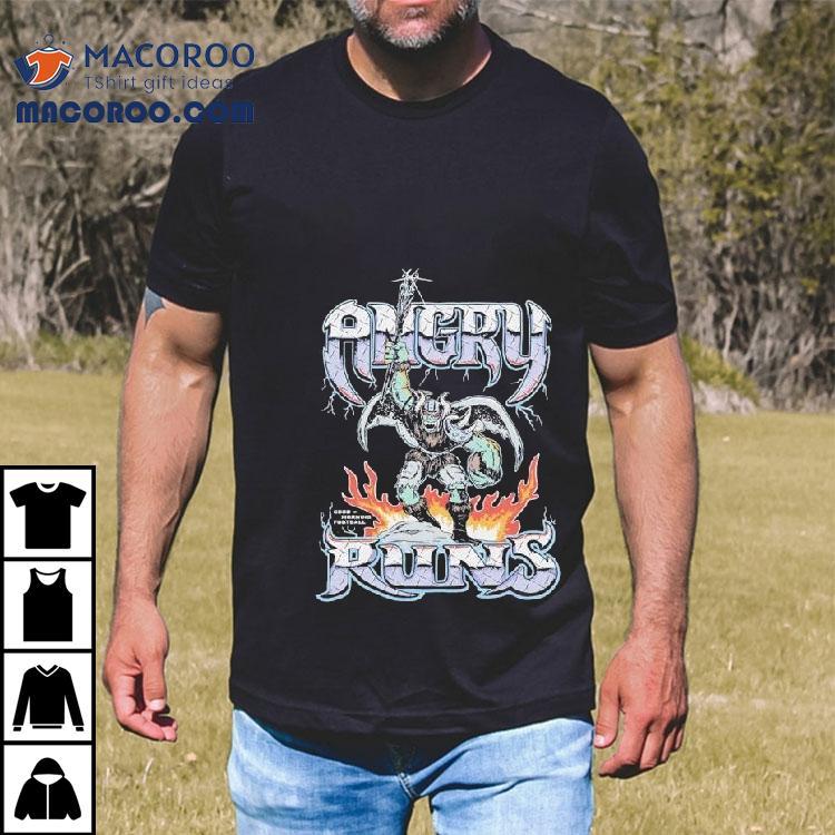 Angry Runs Monster Cartoon Shirt Angry Runs Monster Cartoon Shirt