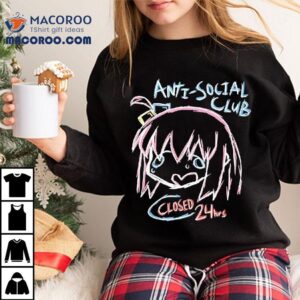 Anti Social Club Closed 24hrs Draw Shirt