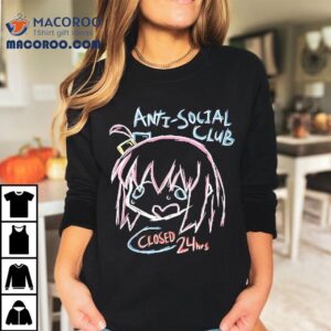 Anti Social Club Closed 24hrs Draw Shirt