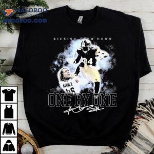 Antonio Brown Pittsburgh Slers Kicking Them Down One By One Signature Shirt