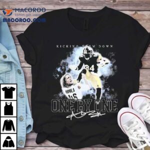 Antonio Brown Pittsburgh Slers Kicking Them Down One By One Signature Tshirt