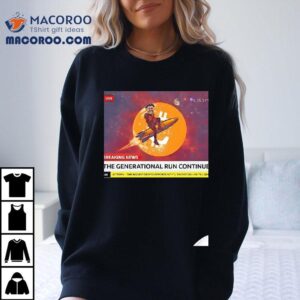 Antonio Brown The Generational Run Continues Shirt