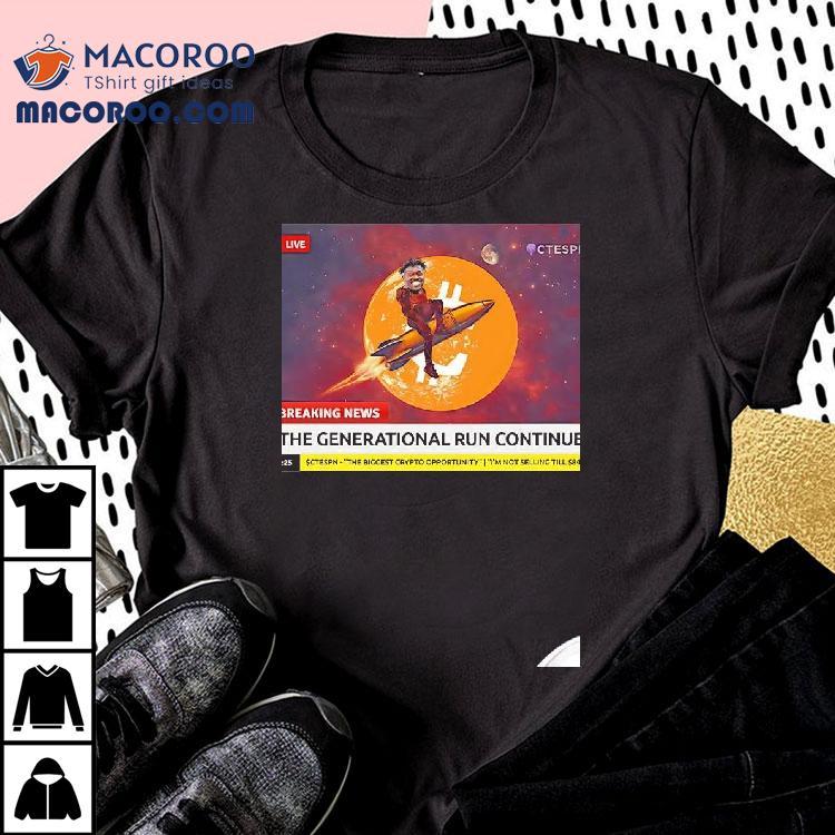 Antonio Brown The Generational Run Continues Shirt Antonio Brown The Generational Run Continues Shirt