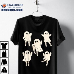 Ballet Dancer Ghost Spooky Dance Teacher Halloween Tshirt