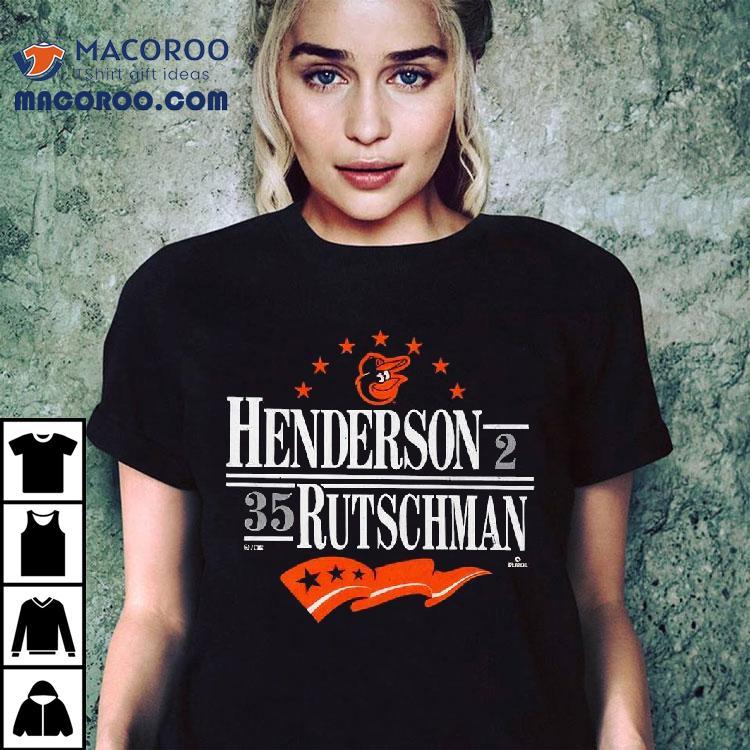 Baltimore Orioles Henderson Rutschman Shirt Baltimore Orioles Henderson Rutschman Shirt