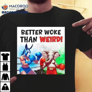 Better Woke Than Weird Tshirt