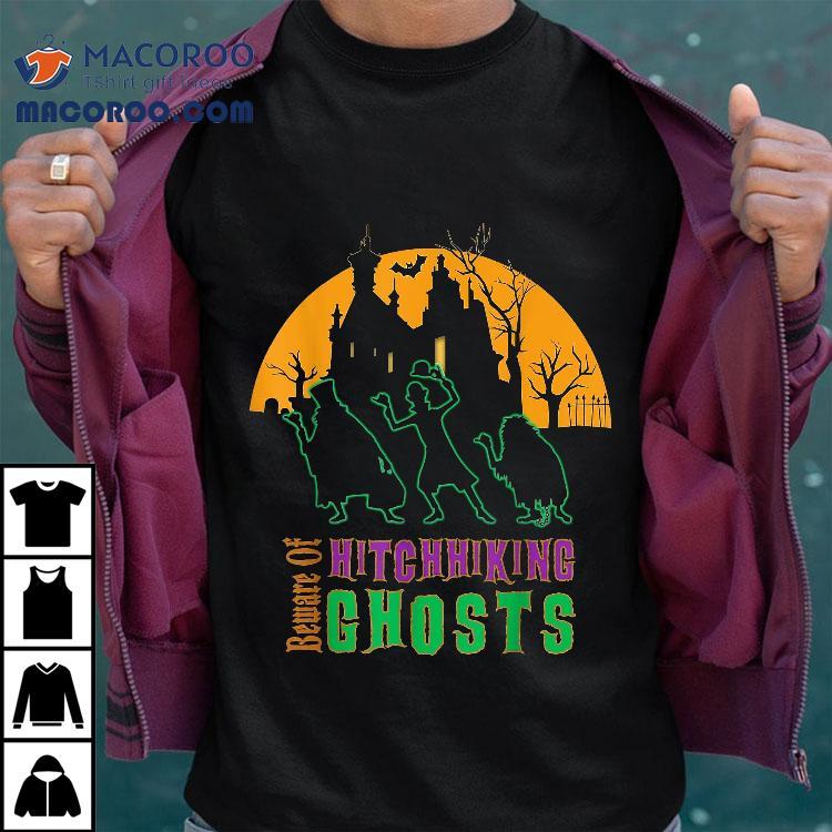 Beware Of Hitchhiking Ghosts Halloween Shirt Beware Of Hitchhiking Ghosts Halloween Shirt