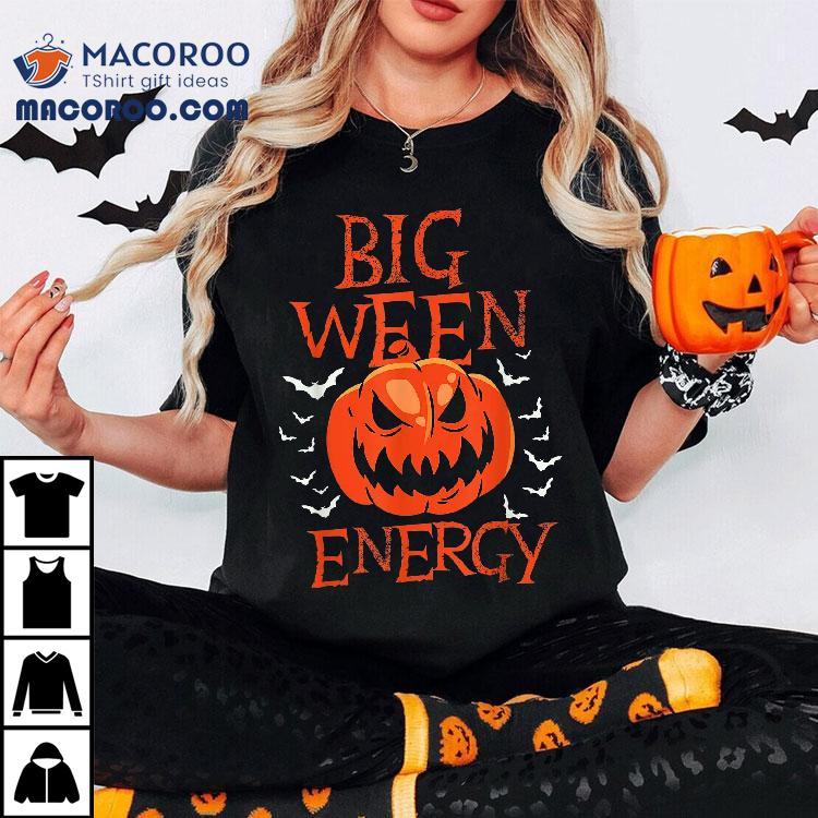 Big Ween Energy – Halloween Carved Pumpkin Head Shirt Big Ween Energy – Halloween Carved Pumpkin Head Shirt