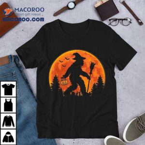 Bigfoot Pumpkin Halloween Costume Sasquatch Kids Shirt