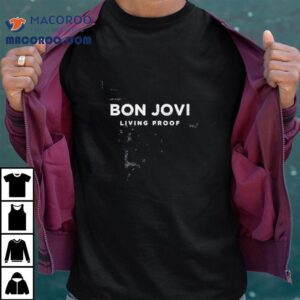 Bon Jovi Living Proof Heart Dagger Tshirt