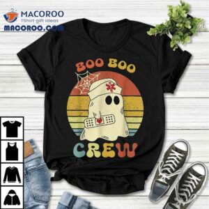 Boo Crew Halloween Ghost Nurse Shirt