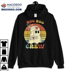 Boo Crew Halloween Ghost Nurse Tshirt