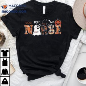 Boo Crew Nurse Funny Ghost Halloween Shirt