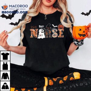 Boo Crew Nurse Funny Ghost Halloween Tshirt