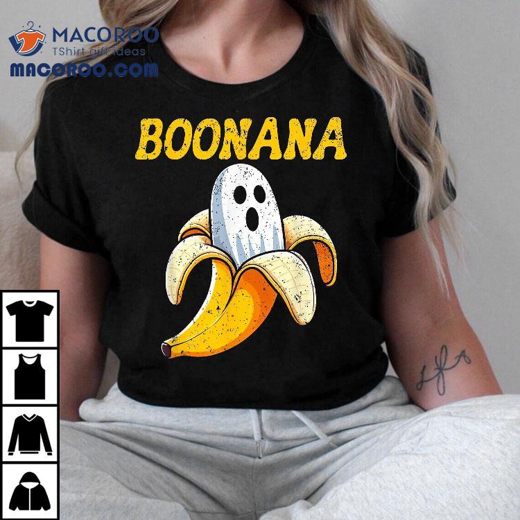 Boonana Cute Ghost Banana Halloween Costume Boys Girls Kids Shirt Boonana Cute Ghost Banana Halloween Costume Boys Girls Kids Shirt