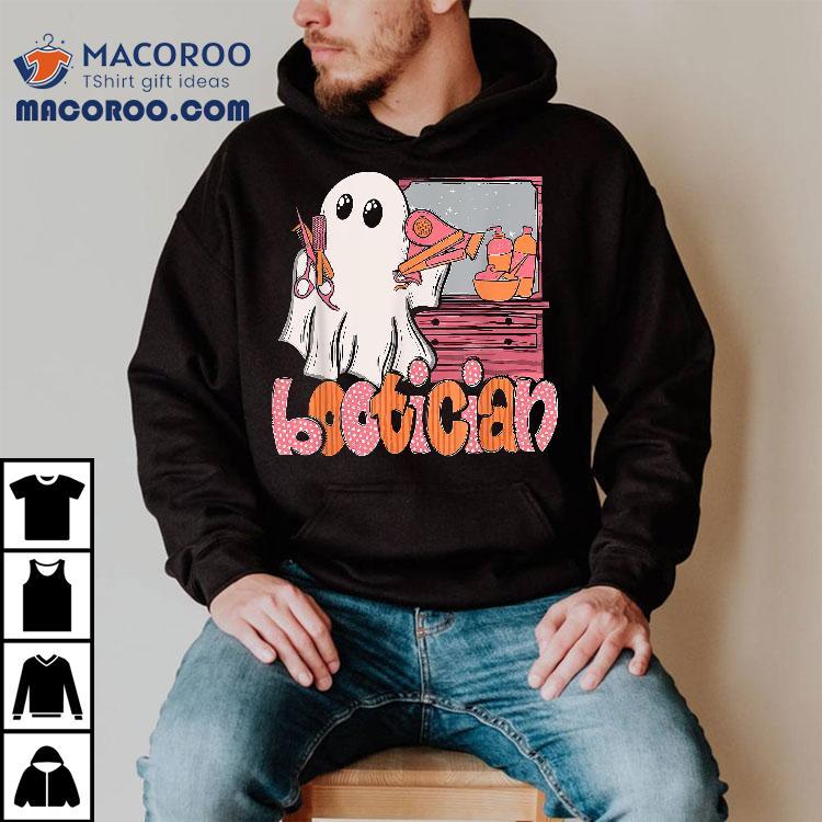 Bootician Funny Beautician Halloween Ghost Hair Stylist Shirt Bootician Funny Beautician Halloween Ghost Hair Stylist Shirt