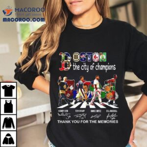Boston The City Of Champions Abbey Road Signatures Shirt 2 Boston The City Of Champions Abbey Road Signatures Tshirt