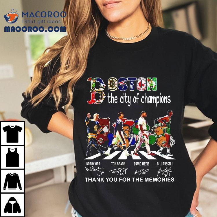 Boston The City Of Champions Abbey Road Signatures Shirt Boston The City Of Champions Abbey Road Signatures Shirt